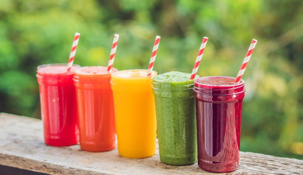 A Rainbow Of Smoothies