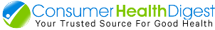 Logo for Consumer Health Digest featuring a blue and green checkmark icon and the tagline Your Trusted Source For Good Health written below the site name.