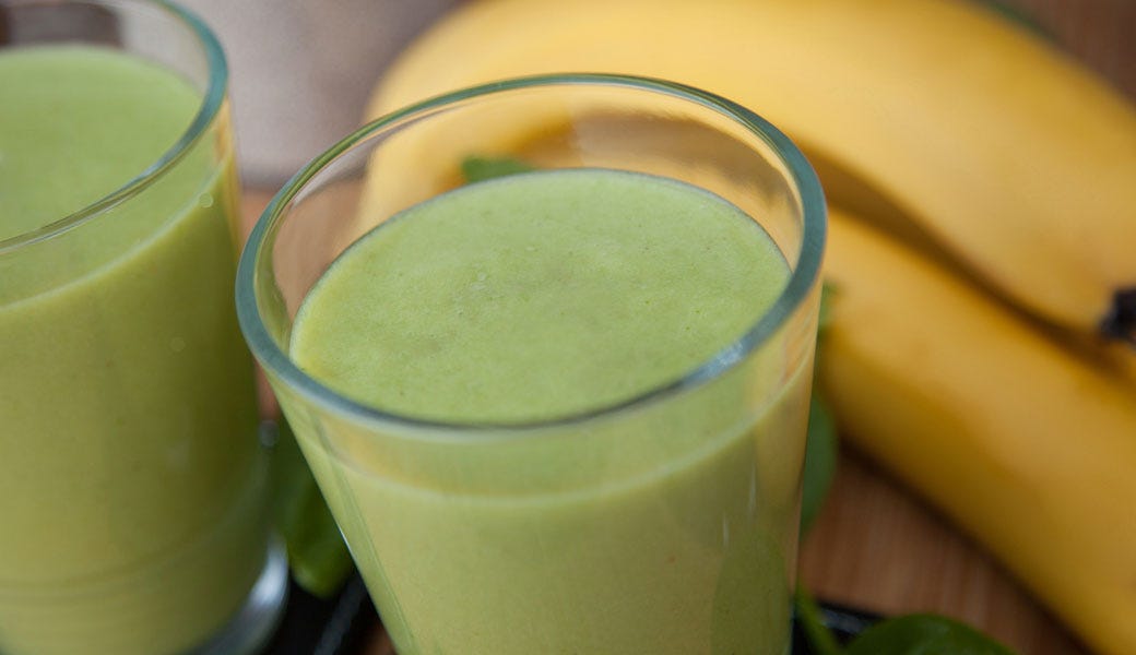 Orange & Barley Grass Smoothie