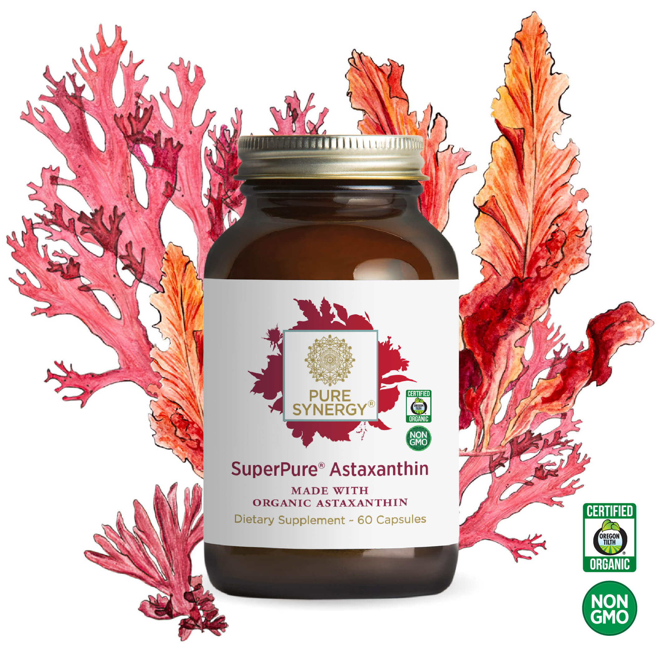 SuperPure Astaxanthin Extract - Astaxanthin Supplement Capsules Pure Synergy SuperPure Astaxanthin Extract - Astaxanthin Supplement Capsules Pure Synergy